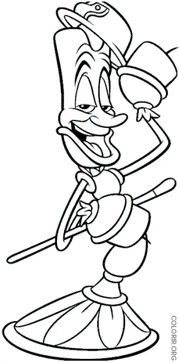 Lumiere para colorir