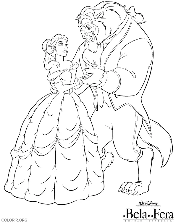 Olhar Apaixonado de a Bela e a Fera