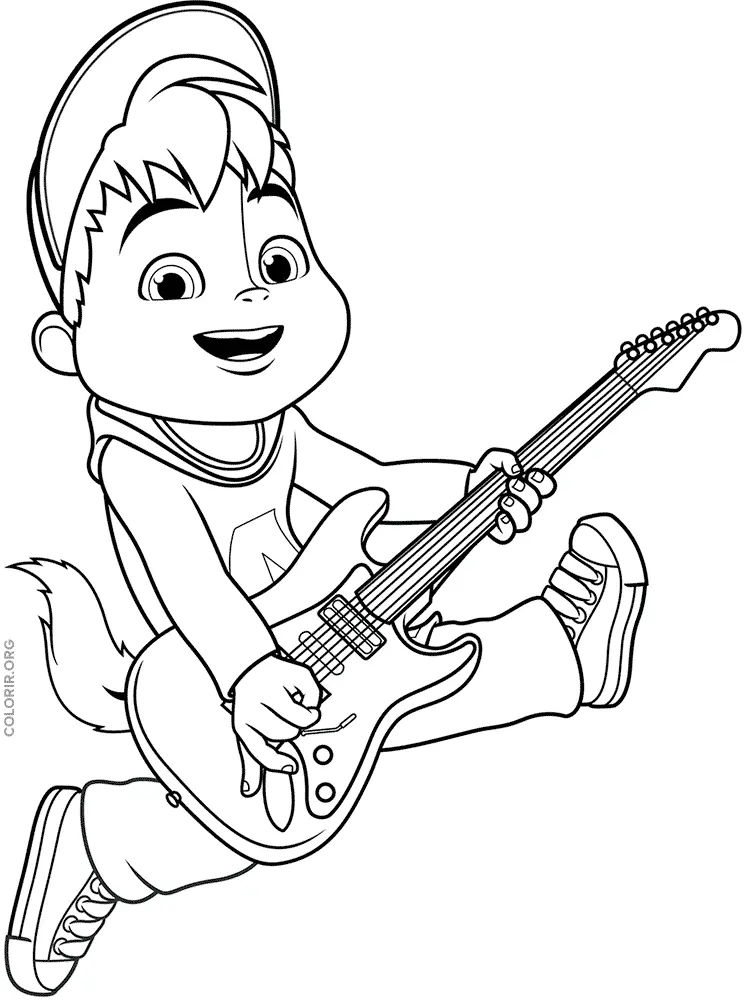 Menino Tocando Guitarra