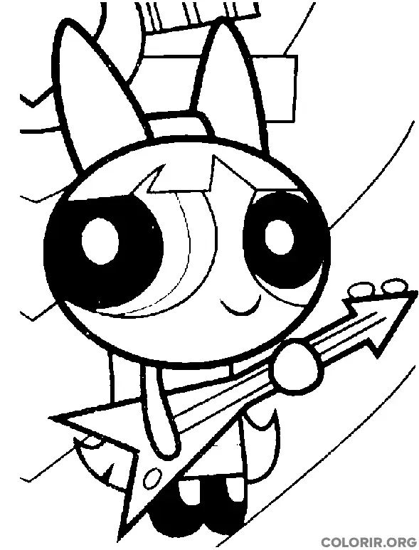 Florzinha Tocando Guitarra