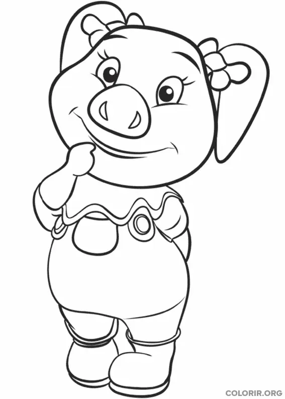 Molly Winks para colorir