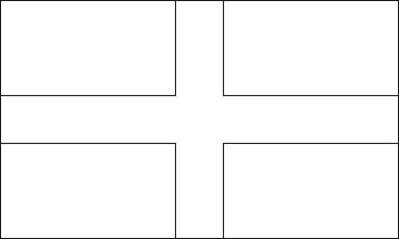 Bandeira da Inglaterra para colorir