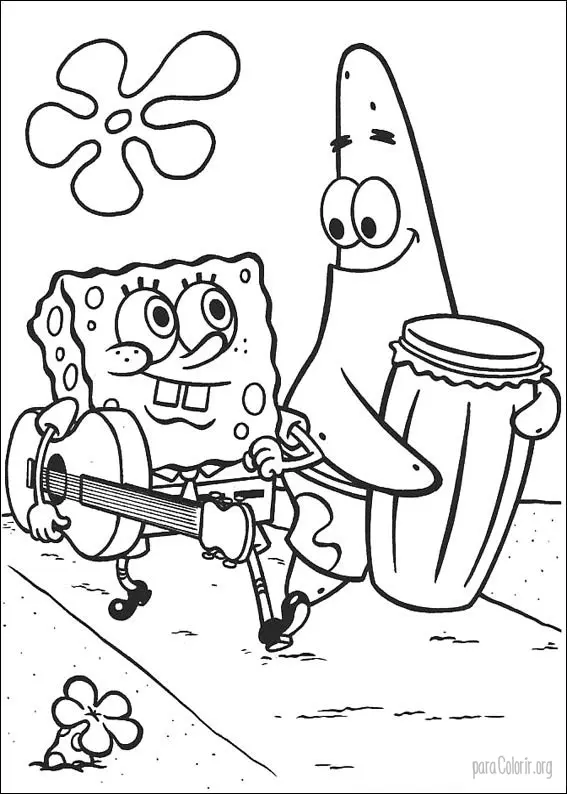 Bob Esponja e Patrick Instrumentos Musicais