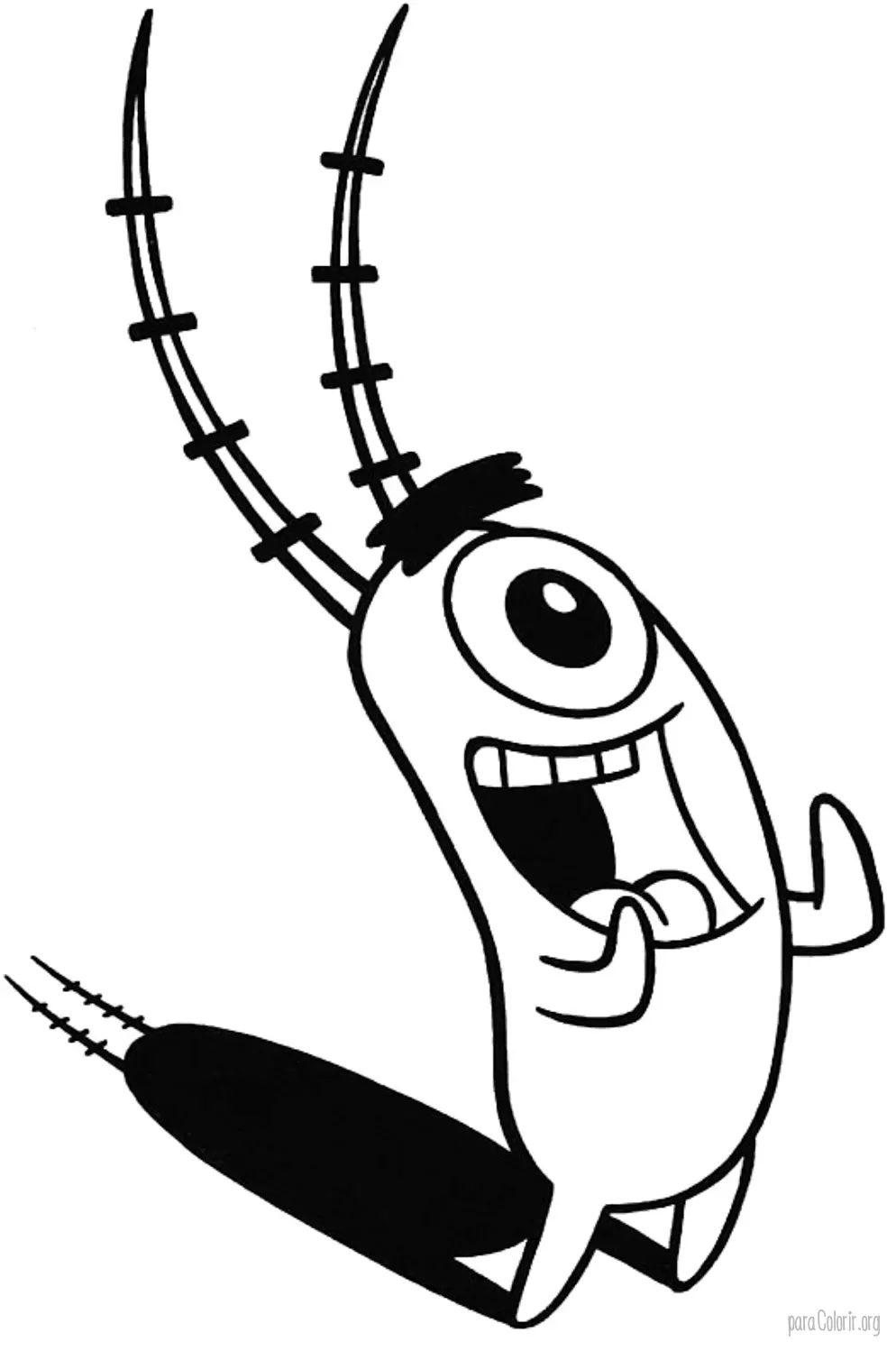 Plankton para colorir