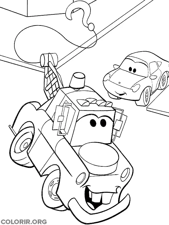 Mate e Sally para colorir