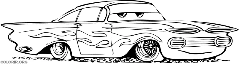 Ramone do Filme Carros para colorir