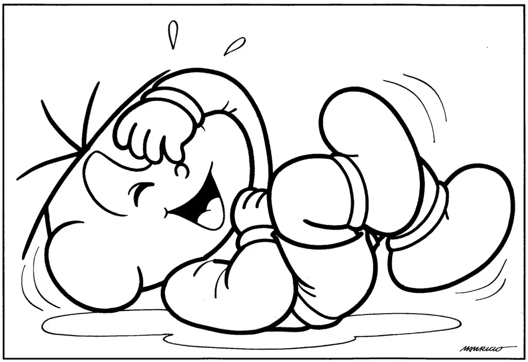 Cebolinha Chorando de Rir