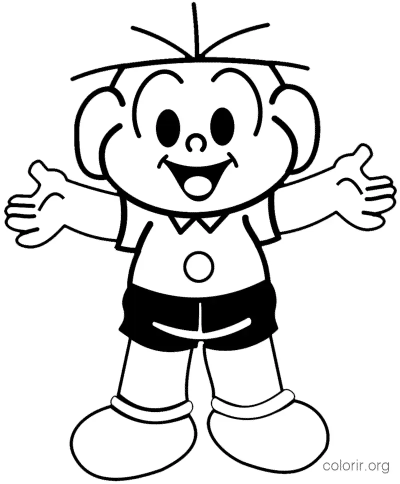 Cebolinha para Pintar