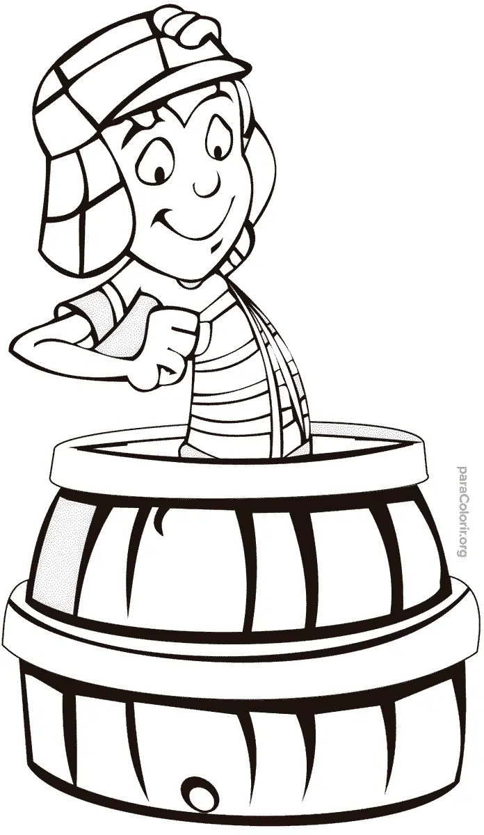 Chaves entrando no Barril