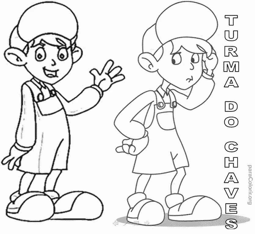 Godinez para colorir