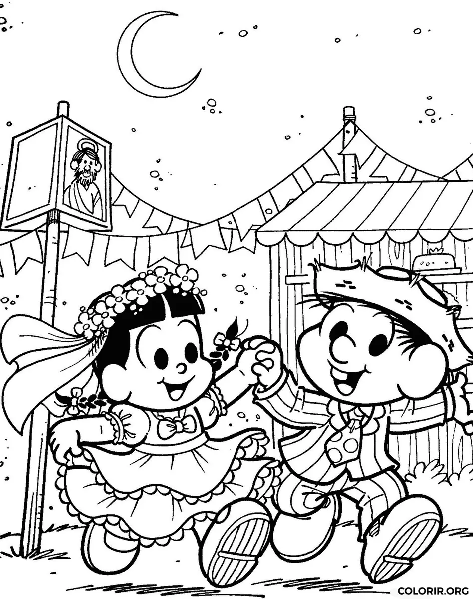 Casamento Chico Bento e Rosinha na Festa Junina