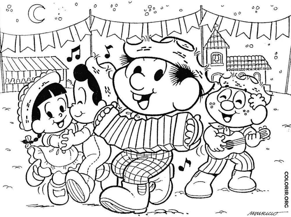 Chico Bento e a Turma na Festa Junina