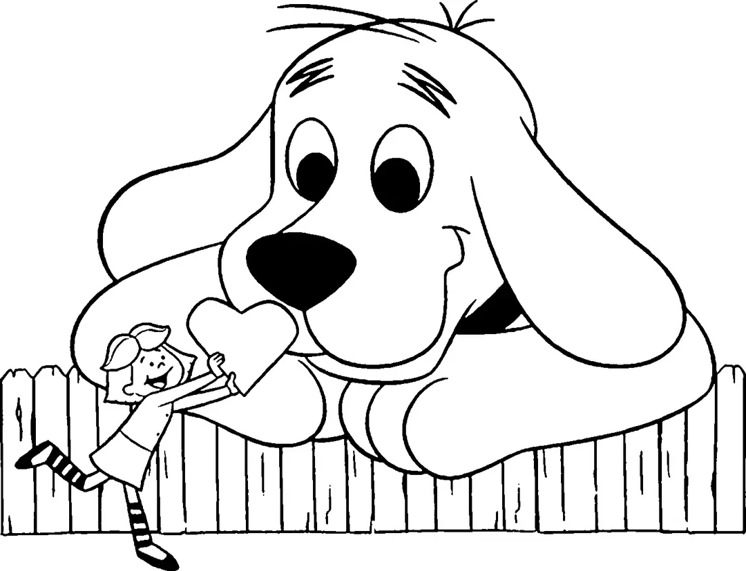 Desenho Clifford e Emily