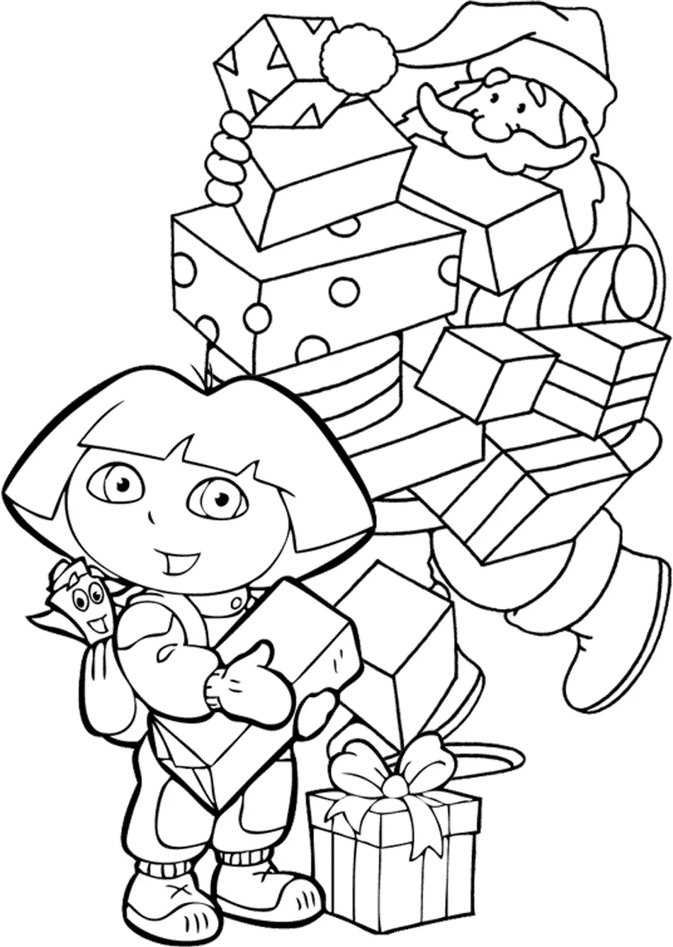 Dora Aventureira e Papai Noel Natal