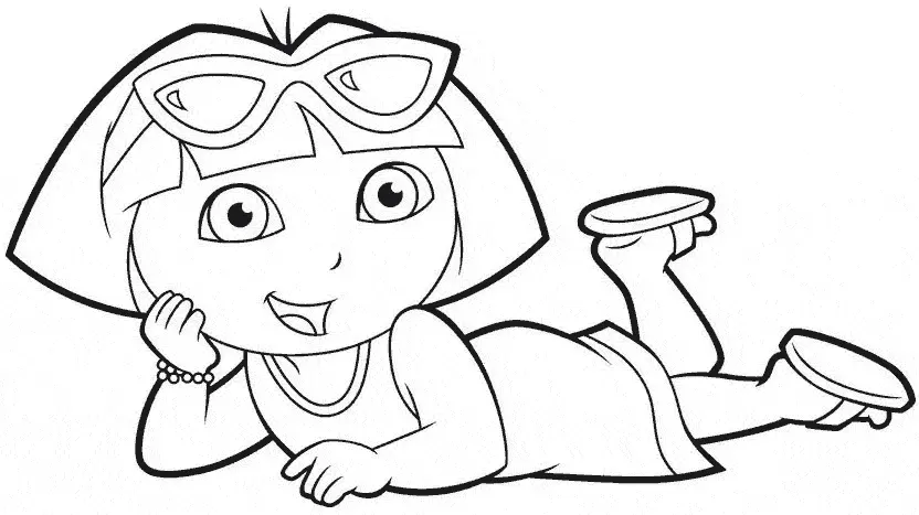 Dora Aventureira Relaxando