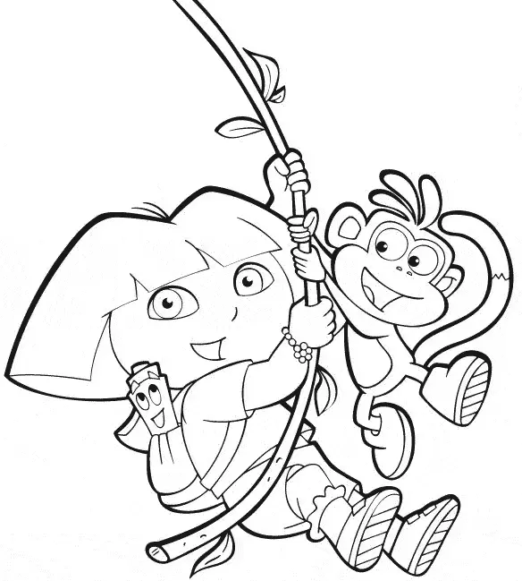 Dora Botas e Mapa no Cipo