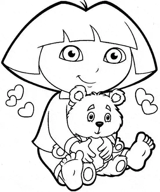 Dora com Ursinho