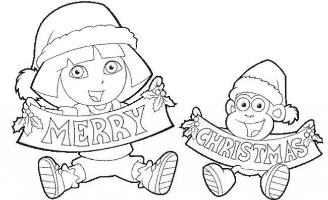 Dora e Botas Feliz Natal