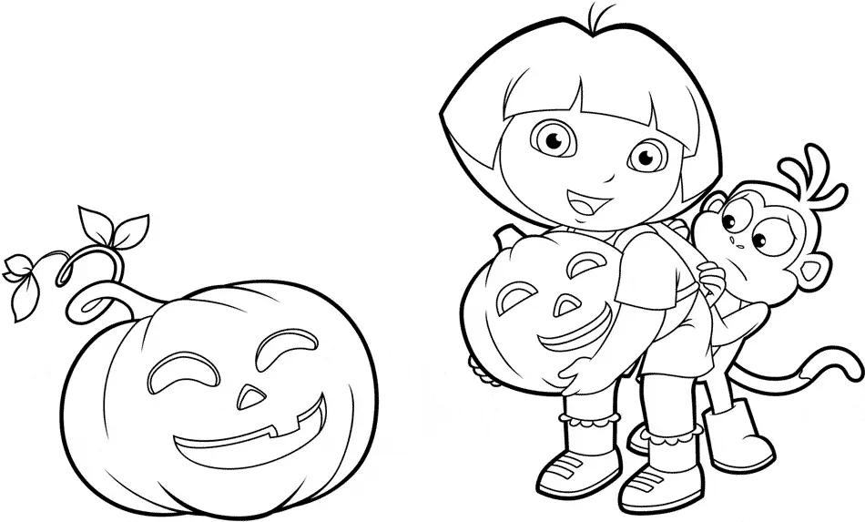 Dora e Botas no Halloween
