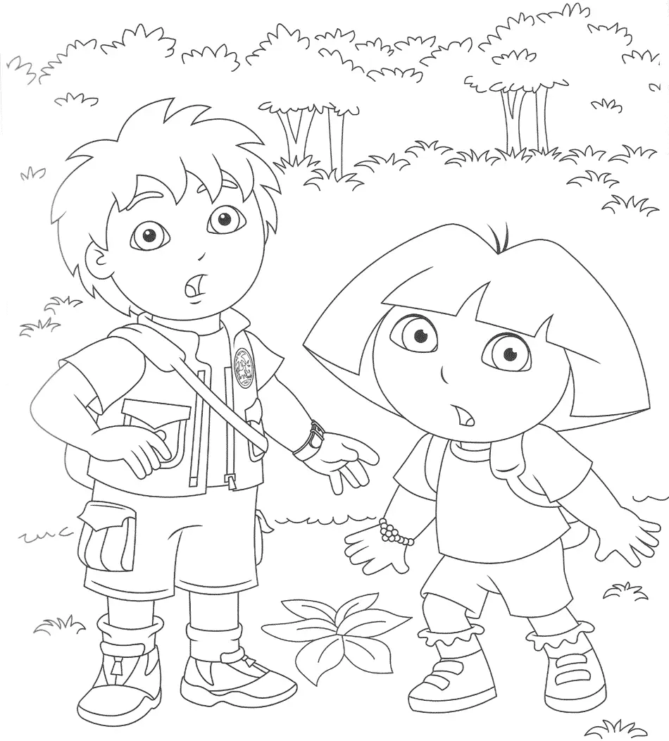 Dora e Diego Assustados