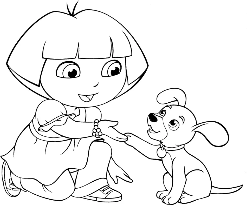 Dora Treinando Cachorro