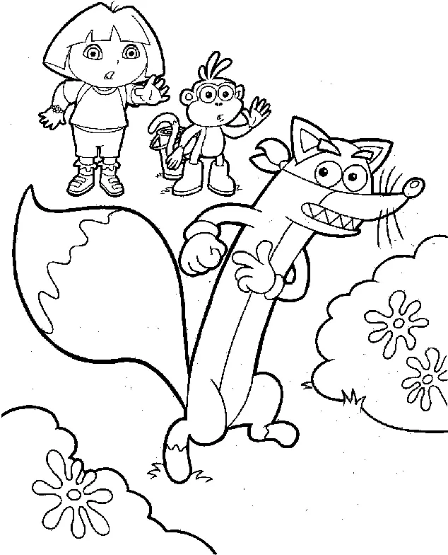 Raposo Fugindo da Dora e do Botas