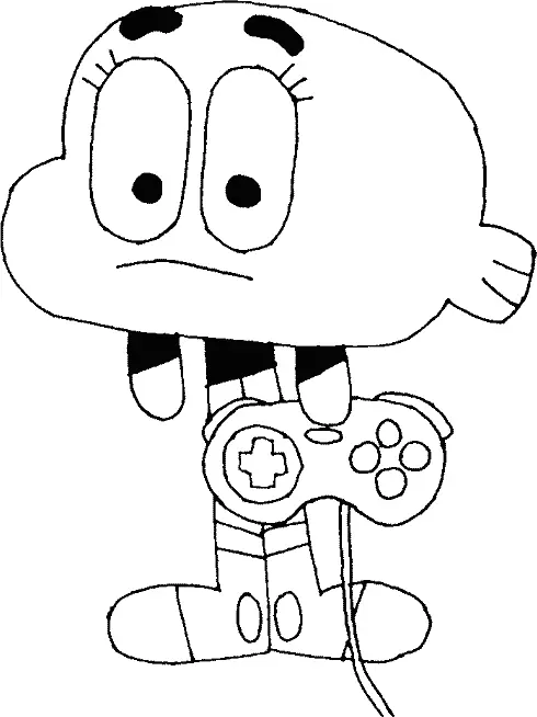 Darwin Watterson Depois de Jogar Videogame