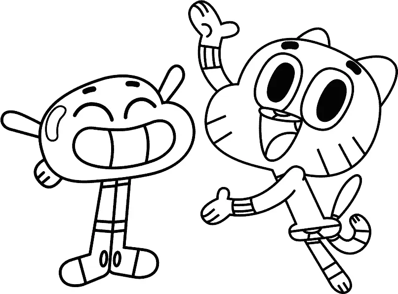 Gumball e seu Melhor Amigo Darwin Watterson