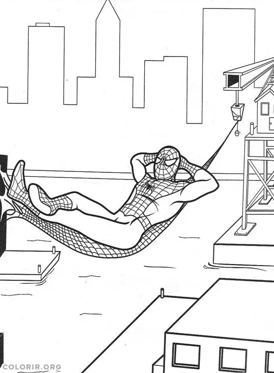 Homem Aranha Descansando