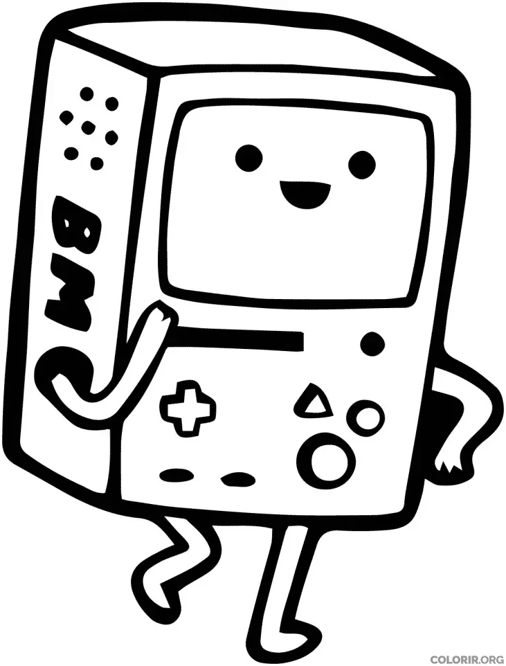 Bmo para colorir
