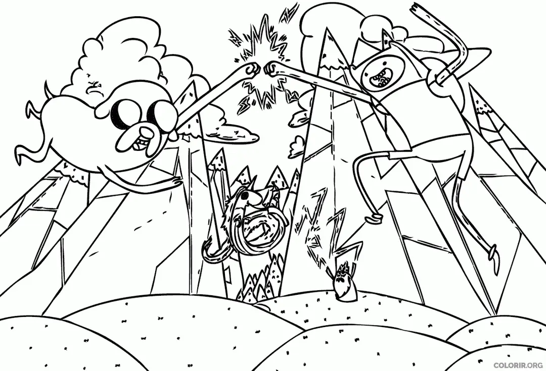 Finn e Jake Se Divertindo