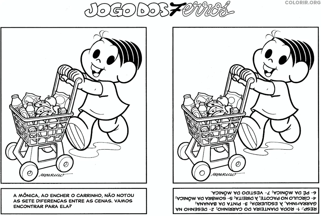 Jogos Dos 7 Erros da Turma da Monica 11