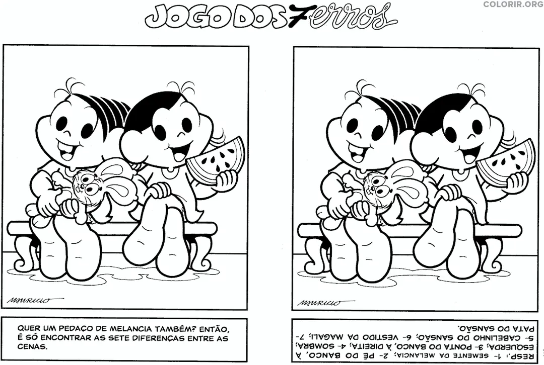 Jogos Dos 7 Erros da Turma da Monica 13