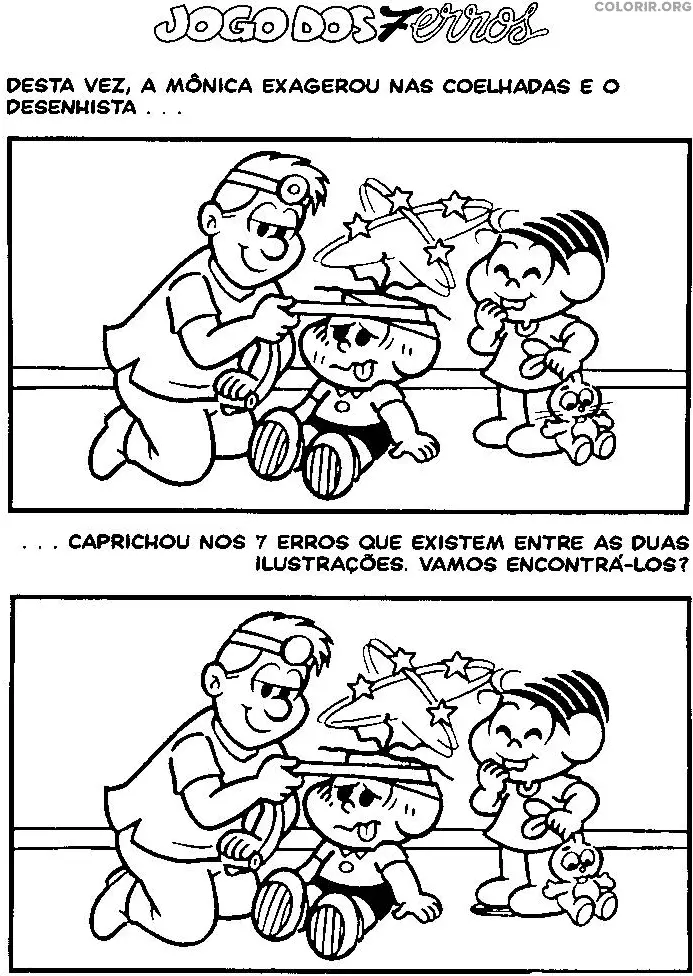 Jogos Dos 7 Erros da Turma da Monica 2