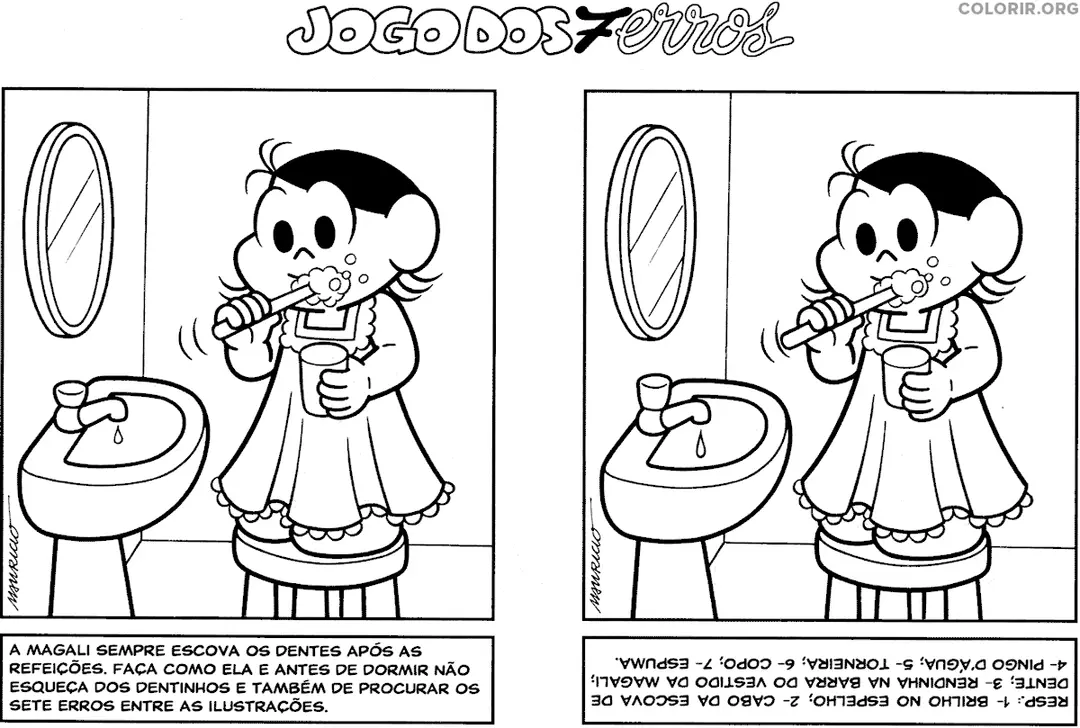 Jogos Dos 7 Erros da Turma da Monica 25