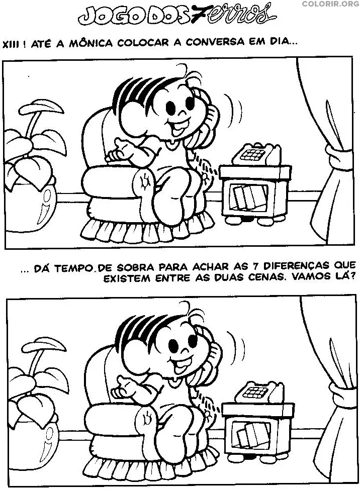 Jogos Dos 7 Erros da Turma da Monica 3