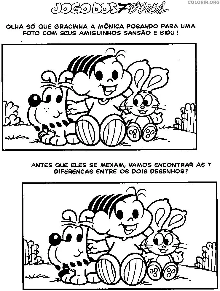 Jogos Dos 7 Erros da Turma da Monica 7