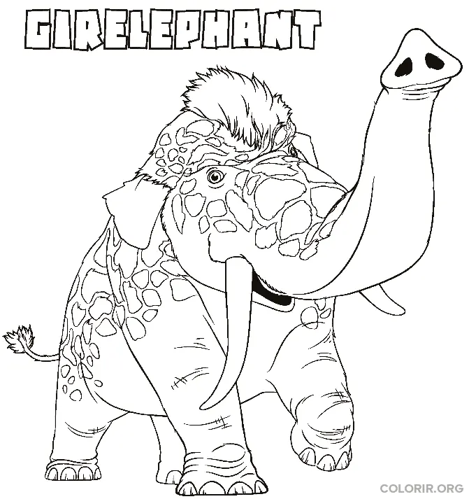 Elefante do Filme Croods