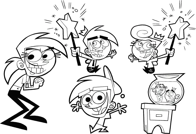 Personagem Dos Padrinhos Magicos