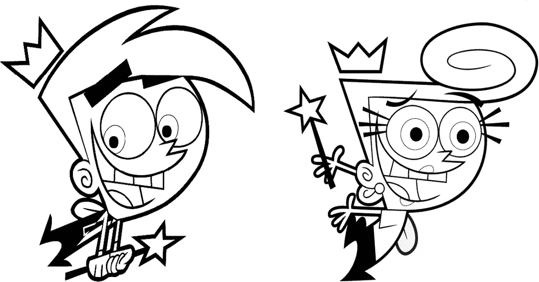 Wanda e Cosmo para colorir