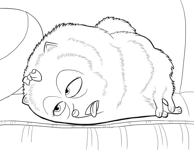 Gigi Deitada no Sofa