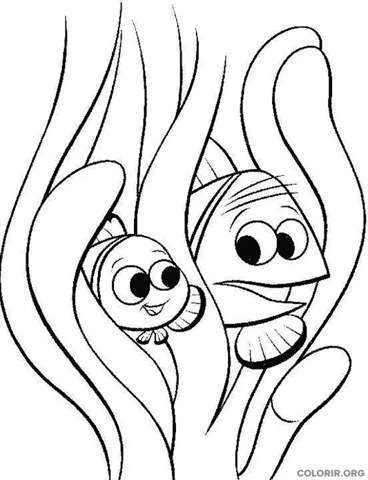 Procurando Nemo para colorir 14