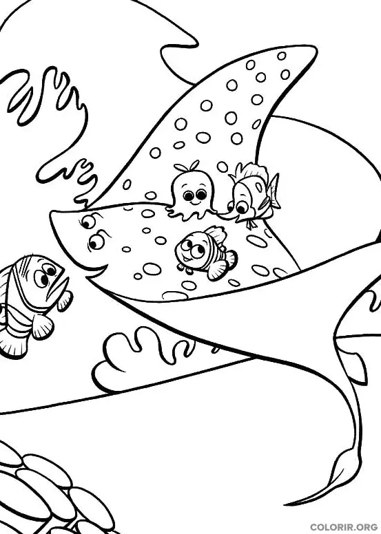 Procurando Nemo para colorir 19