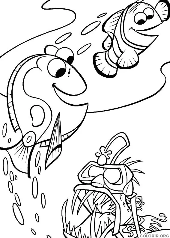Procurando Nemo para colorir 21