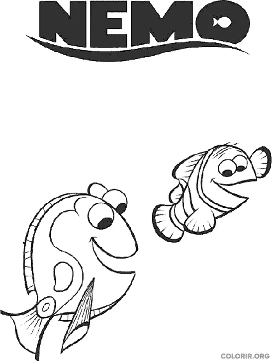 Procurando Nemo para colorir 27