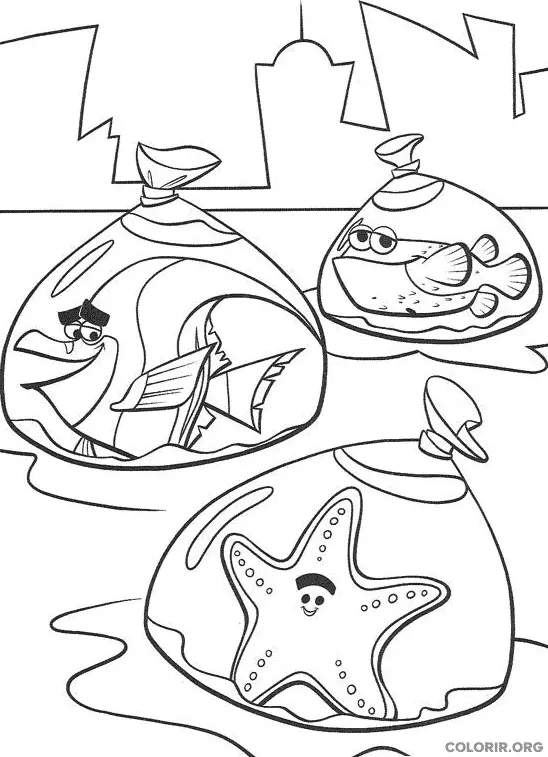 Procurando Nemo para colorir 28