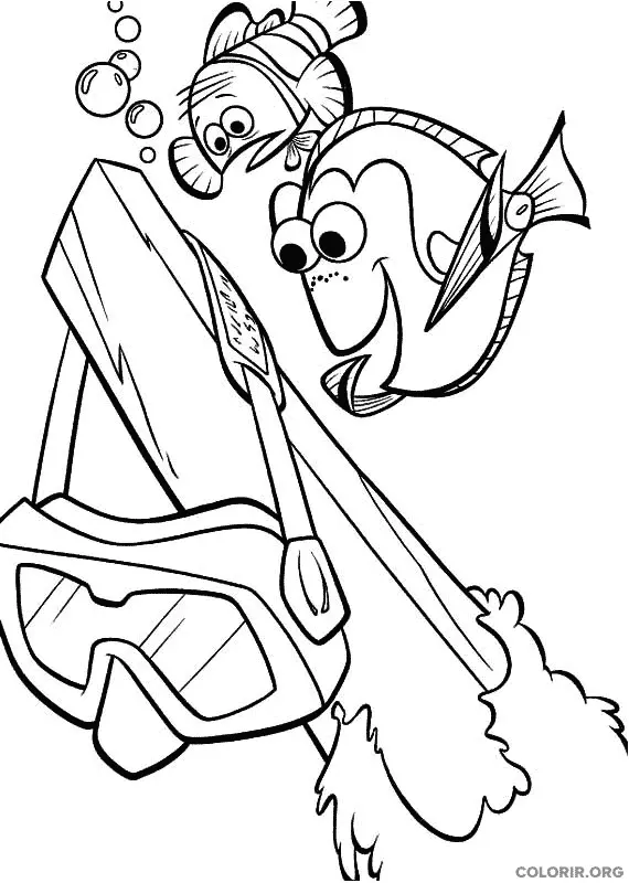 Procurando Nemo para colorir 34