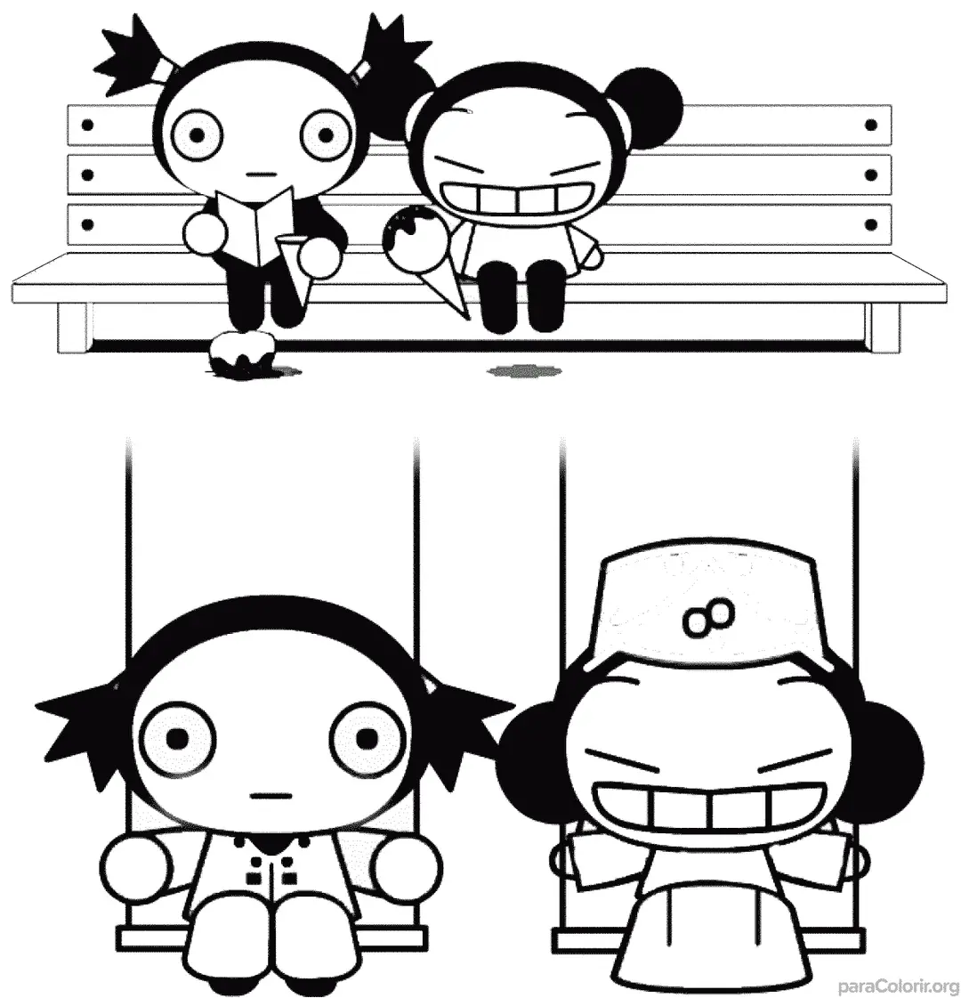 Pucca e Garu no Parque