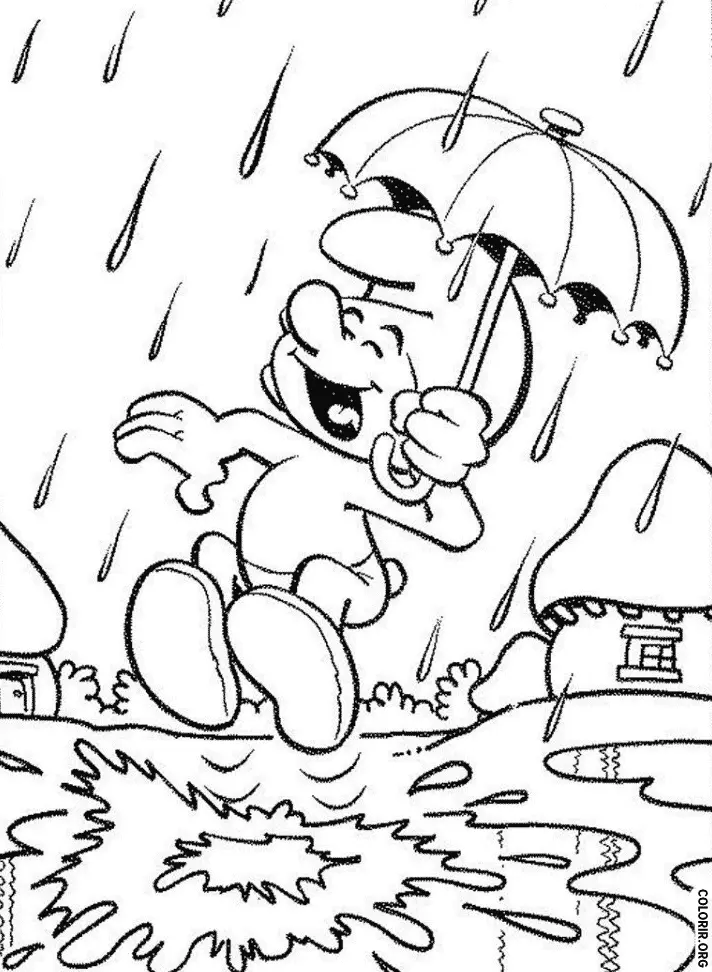 Smurf na Chuva