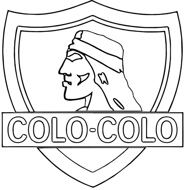 Simbolo Colo Colo colorir